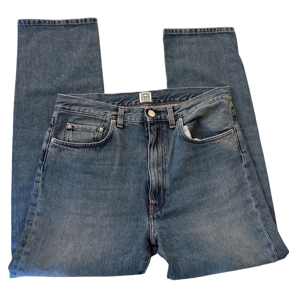 TOTEME Light‎ Wash Straight Leg Jeans Size 30